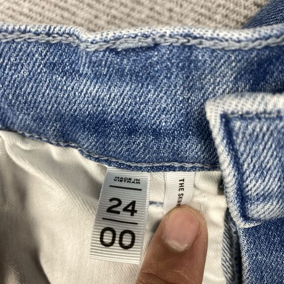 LOFT The Skinny Jeans Women Sz 24/00 Light Wash Mid Rise Jeans NWT - Picture 4 of 16